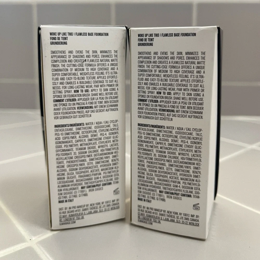 (2) IL MAKIAGE #10 Flawless Base Foundation WOKE UP LIKE THIS Series CL - Picture 5 of 9